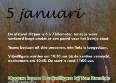 Nieuwjaarsloop 5 januari